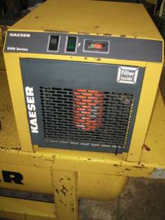   ROTARY SCREW AIR COMPRESSOR 10 HP W/ KRD025 AIR DRYER & TANK 31 CFM