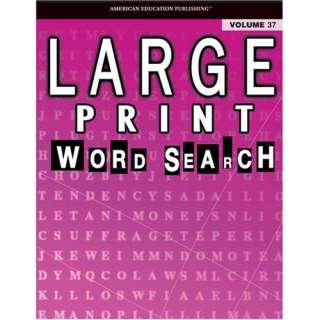  Large Print Word Search Puzzle Book, Vol. 37 