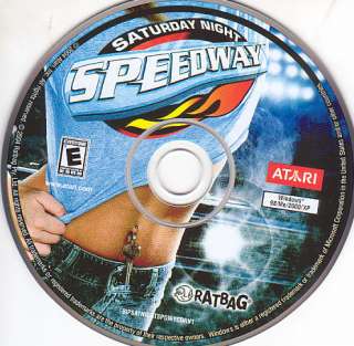 SATURDAY NIGHT SPEEDWAY Dirt Track Racing Sim CDrom NEW 742725246799 