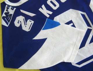Authentic EHL IIHF Moscow Dynamo GAME WORN Jersey/Patches/FREE SHIP IN 
