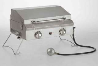 New Sportsmans 2 Burner Stainless Steel Grill w/ Cover  