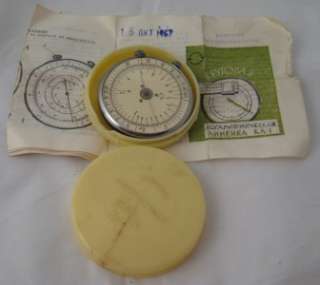   military engineer slide rule circular KL 1 calculator 1967  