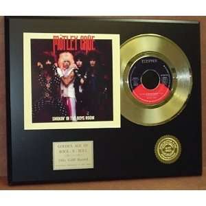  Motley Crue 24kt 45 Gold Record & Original Sleeve Art LTD 