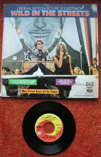 MAX FROST & TROOPERS WILD IN THE STREETS MOVIE LP & 45  