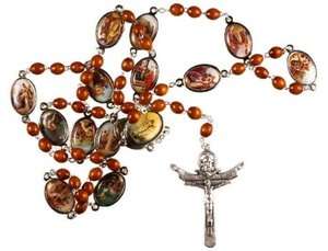 STATIONS OF CROSS Rosary Rosaries Beads HOLY TRINITY  