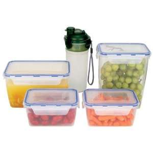   Container Set Silicone Seal Stackable Microwave Refrigerator Safe