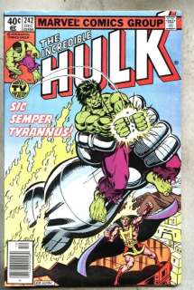Incredible Hulk #242 1979 fn Roger Stern Sal Buscema  