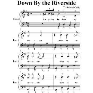    Down By the Riverside Easy Piano Sheet Music Christian Books