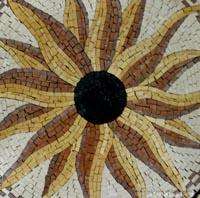 31.2Sun Marble Mosaic Stone Home Floor Inlay Art Tile  