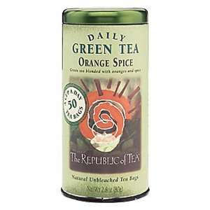 The Republic of Tea, Orange Spice Green Tea, 50 Count