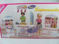 Barbie Size Dollhouse Furniture Supermarket Fruit Drink Veggie 