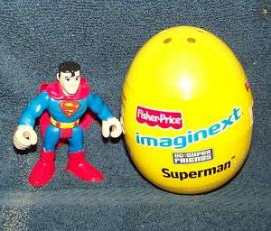 NEW IMAGINEXT DC SUPERFRIENDS SUPERMAN EASTER EGG SET  