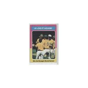  1975 Topps #466   World Series Summary/As Do it Again 