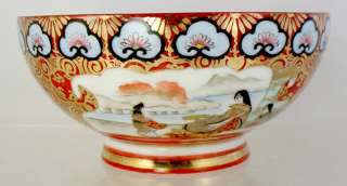 35pc Beautiful Old Japanese Hand Painted Porcelain Tea Set  