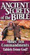 Ancient Secrets of Bible MOSES 10 COMMANDMENTS VHS NEW  