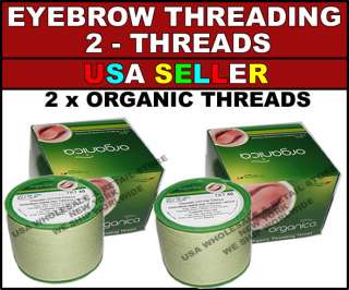 Face & Eyebrow Threading Organic Thread USA SELLER  