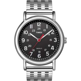 Timex Watch T2N655 Unisex Weekender Watch Black Dial Watch  