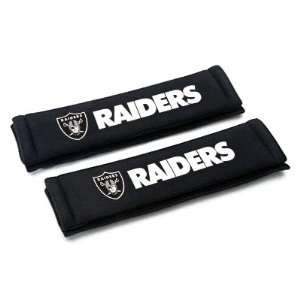    NFL Team Oakland Raiders Seat Belt Shoulder Pads, Pair Automotive