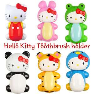 Hello Kitty Toothbrush Holder Basic/Rabbit/Panda/Frog/Tiger/Penguins 