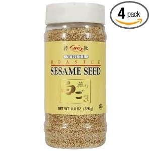 JFC Sesame Seeds, White, 8 Ounce (Pack Grocery & Gourmet Food