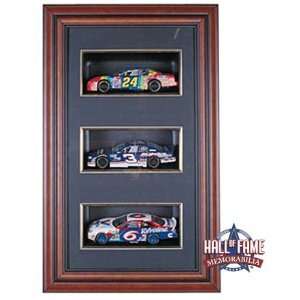   NASCAR Shadow Box with Classic Wood Finish Frame Sports Collectibles