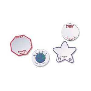 Shaped Acrylic Mirror Button/Magnet Shaped Approx. 4 sq. in. Shaped 