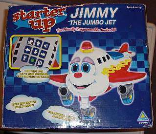 NEW Jimmy The Jumbo Jet PROGRAMMABLE INTERACTIVE TOY PLANE~Vintage 