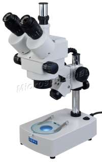 Trinocular 3.5x~90x Stereo Zoom Microscope Dual Dimmer  