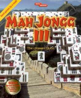 Mah Jongg III 3 The Ultimate Quest PC CD mahjongg game  