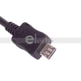 New Black Micro B Male to USB Mini A 5p 5 Pin Female Data Convertor 