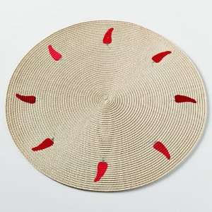 SONOMA life + style Chili Pepper Round Placemat
