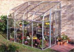 HALLS SILVERLINE LEAN TO GREENHOUSE 10 FT X 6 FT  