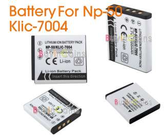 NP 50 NP50 Battery for Fuji FinePix F50fd F60fd F200EXR  