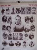 1983 lg College Football Calendar 260+ Player Pics Namath Butkus 