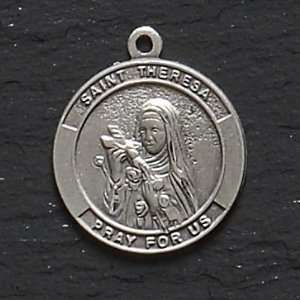  Set of 2 1 St Theresa Medal Pendant