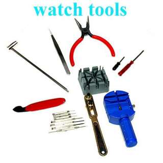 Professional Watch DIY Repair Tool Wrench Kit 16PCS (Spring Bar 