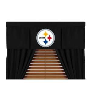 NFL PITTSBURGH STEELERS MVP Micro Suede Valance  Kitchen 