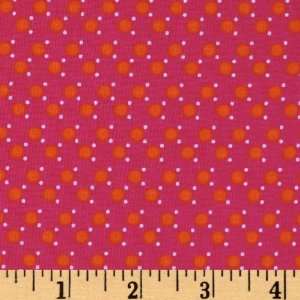  44 Wide Stella Dot Pink Fabric By The Yard Arts, Crafts 