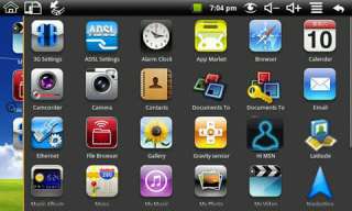 Preloaded Applications that are included when your receive your tablet 