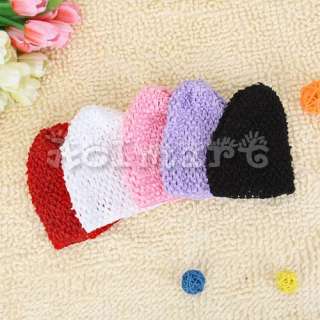Colors Child Crochet Beanie Knit Headband Hat Cap HOT  