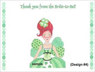 Irish Celtic Wedding or Bridal Shower Thank You Cards  
