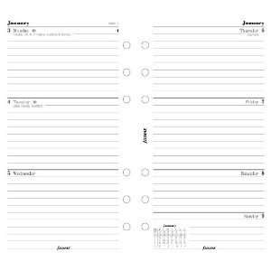   , Week on Two Pages Calendar, With Lines, Personal Toys & Games