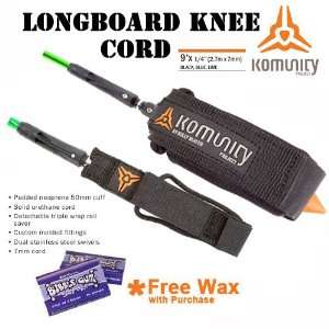   Project 9 Lonboard Knee/Calf Surfboard Leash