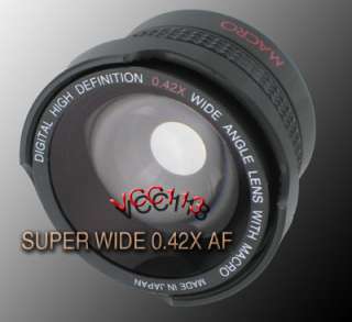 42X Fisheye Lens for SONY 37mm Camcorders HDR XR200V  
