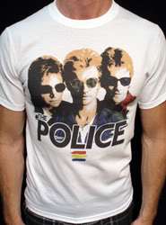 the police t shirt vintage sting band tour group willie