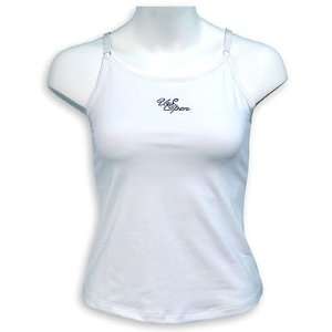    Womens US Open Cami Script Emblem Tank   White