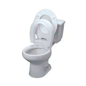  Hinged Elevating Toilet Seat  Round Health & Personal 