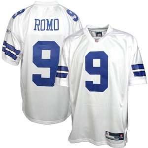  Tony Romo White Reebok NFL Authentic Dallas Cowboys Jersey 