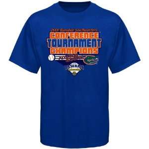   Blue 2009 SEC Baseball Tournament Champions T shirt