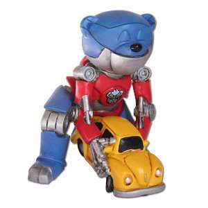  Hot Rod Transformers Autobot Bad Taste Bear Figurine 
